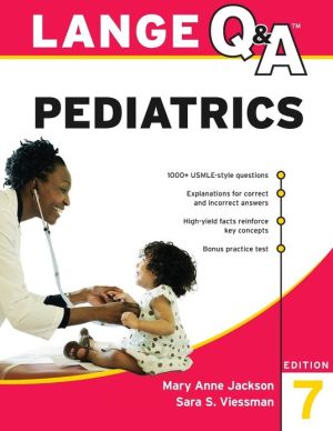 Book LANGE Q&A Pediatrics, Seventh Edition free