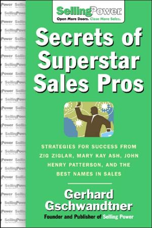 Book Secrets of Superstar Sales Pros (SellingPower Library) free