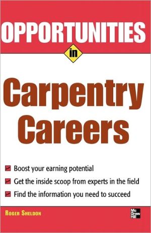 Book Opportunities in Carpentry Careers (Opportunities in…Series) free