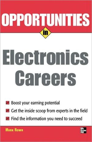 Book Opportunities In Electronics Careers (opportunities In…series) free