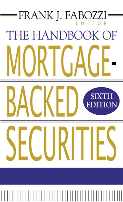 Book The Handbook of Mortgage-Backed Securities free