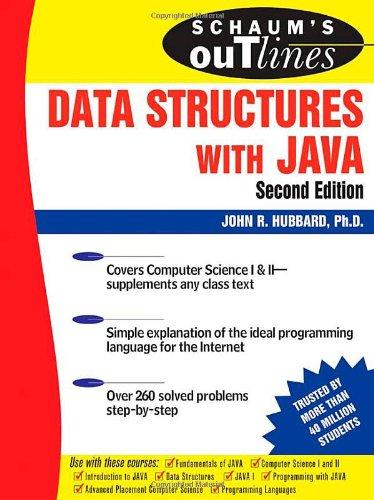Book Schaum's Outline sof Data Structures with Java free