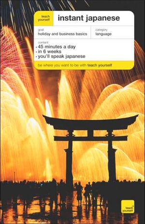Book Teach Yourself Instant Japanese (TY: Language Guides) free