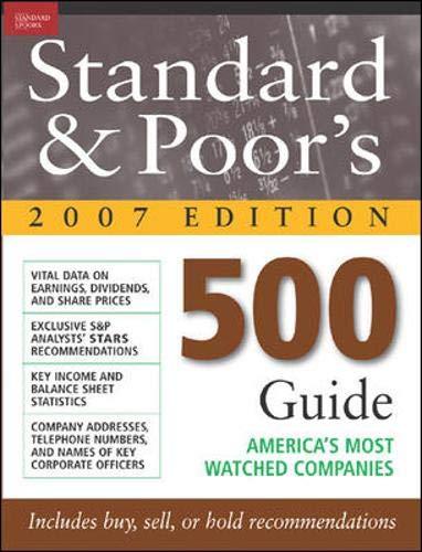 Book Standard & Poor's 500 Guide, 2007 Edition free