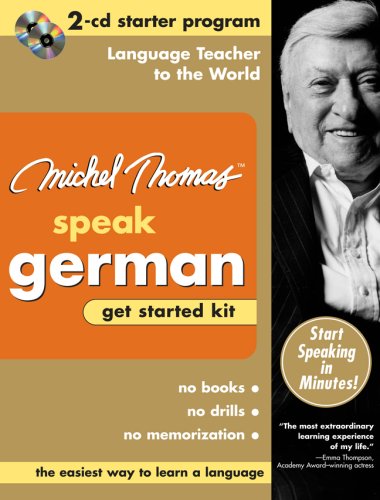 Book Michel Thomas Speak German Get Started Kit: 2-cd Starter Program (michel Thomas Series) free