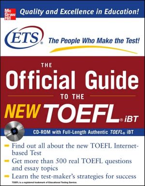 Book The Official Guide to the New TOEFL iBT with CD-ROM free