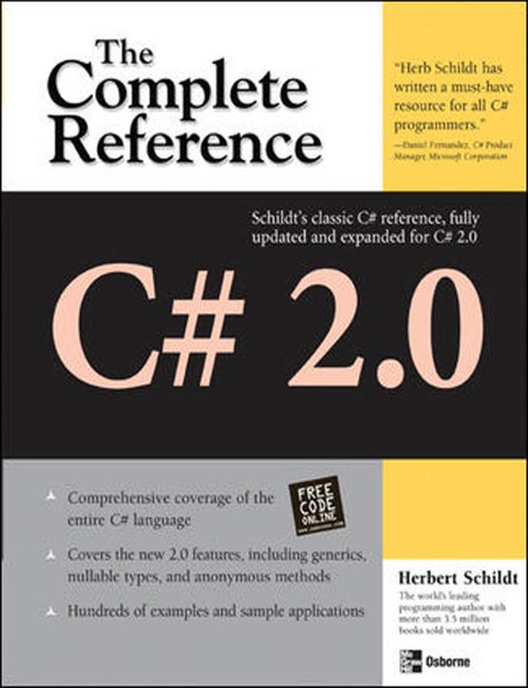 Book C# 2.0: The Complete Reference (Complete Reference Series) free