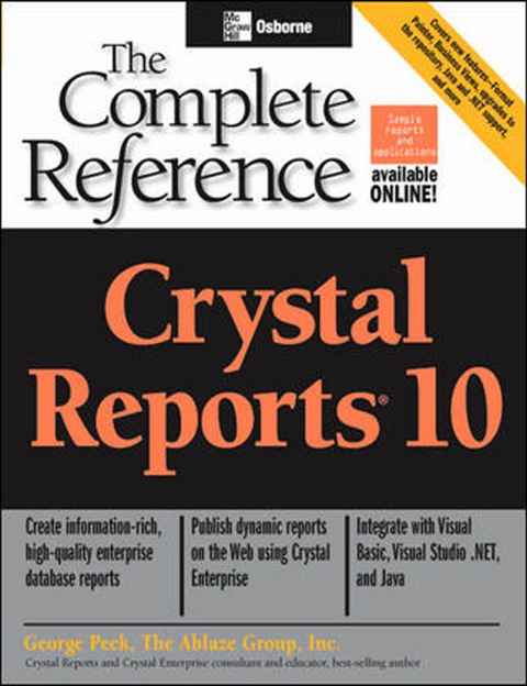 Book Crystal Reports 10: The Complete Reference free