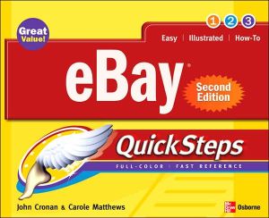 Book eBay® QuickSteps, Second Edition free
