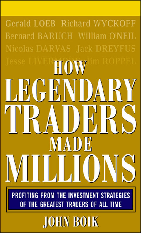Book How Legendary Traders Made Millions: Profiting From the Investment Strategies of the Gretest Traders of All time free