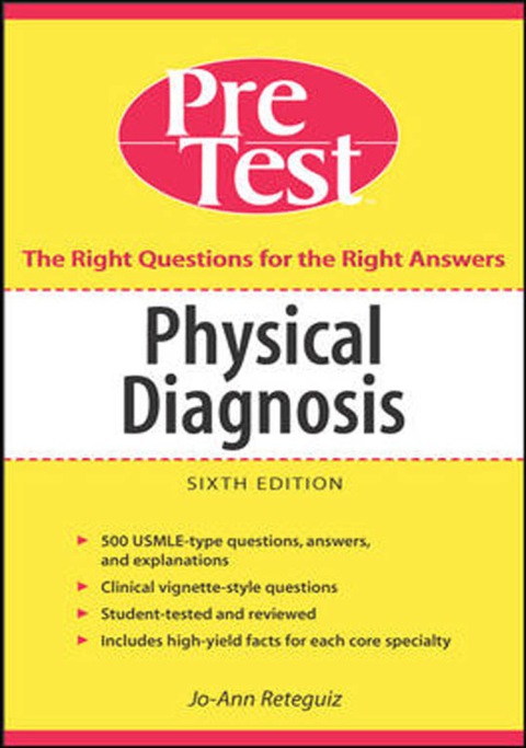 Book Physical Diagnosis PreTest Self Assessment and Review, Sixth Edition free