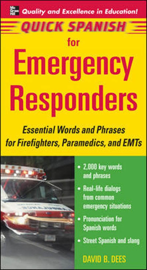 Book Quick Spanish for Emergency Responders Package (Quick Spanish Series) free