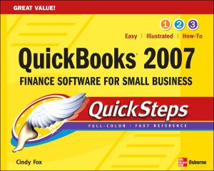 Book QuickBooks 2007 QuickSteps free