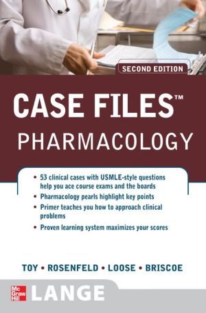 Book Case Files: Pharmacology, 2nd Edition free