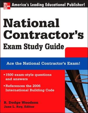Book National Contractor's Exam Study Guide (McGraw-Hill's National Contractor's Exam Study Guide) free
