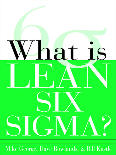 Book What is Lean Six Sigma free