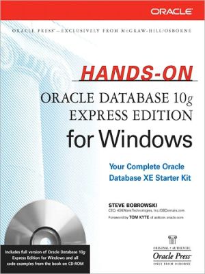 Book Hands-On Oracle Database 10g Express Edition for Windows (Oracle Press) free