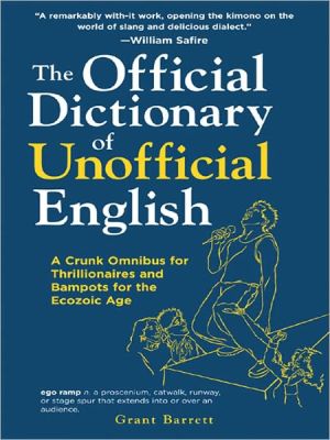 Book The Official Dictionary of Unofficial English free