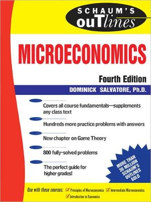 Book Schaum's Outline of Microeconomics, 4th edition free