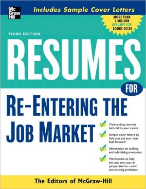 Book Resumes for Re-Entering the Job Market (McGraw-Hill Professional Resumes) free