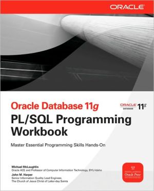 Book Oracle Database 11g PL/SQL Programming Workbook (Oracle Press) free