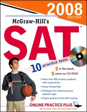 Book McGraw-Hill's SAT, 2008 Edition book-CD-ROM free