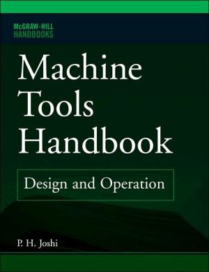 Book Machine Tools Handbook (McGraw-Hill Handbooks) free