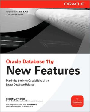 Book Oracle Database 11g New Features (Oracle Press) free