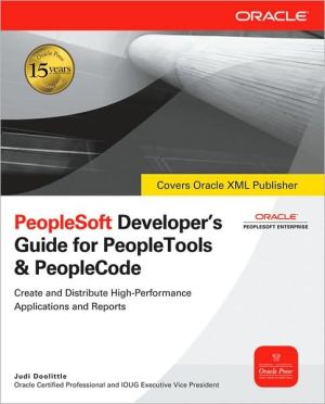 Book PeopleSoft Developer's Guide for PeopleTools and PeopleCode free