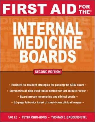 Book First Aid for the Internal Medicine Boards (FIRST AID Specialty Boards) free