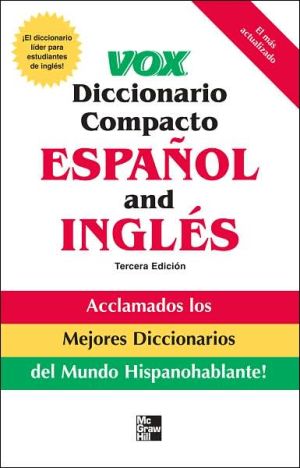 Book Vox diccionario compacto español e ingles, 3E (PB) (VOX Dictionary Series) free