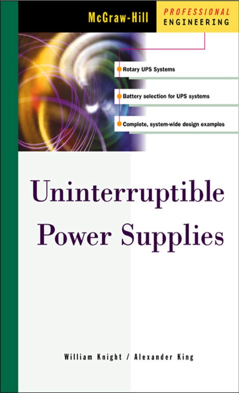 Book Uninterruptible Power Supplies (McGraw-Hill Professional Engineering) free