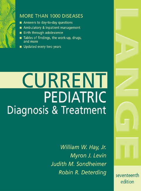 Book Current Pediatric Diagnosis & Treatment free