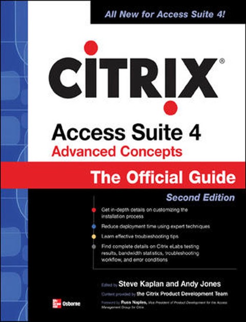 Book CITRIX ACCESS SUITE 4 ADVANCED CONCEPTS: THE OFFICIAL GUIDE, 2/E free