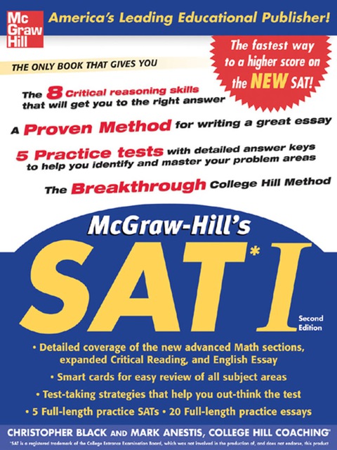 Book McGraw-Hill's SAT I, Second edition free