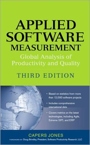 Book Applied Software Measurement: Global Analysis of Productivity and Quality free