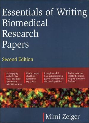 Book Essentials of Writing Biomedical Research Papers. Second Edition free