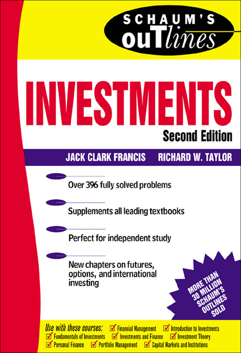 Book Schaum's Outline of Investments (Schaum's Outlines) free