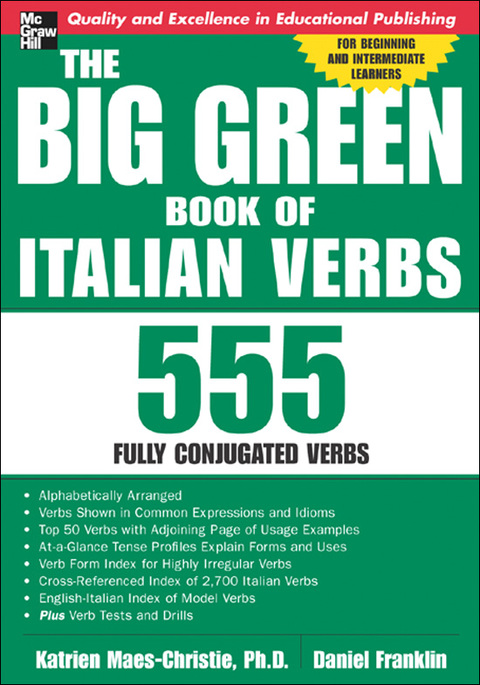 Book The Big Green Book of Italian Verbs (Big Book of Verbs Series) free