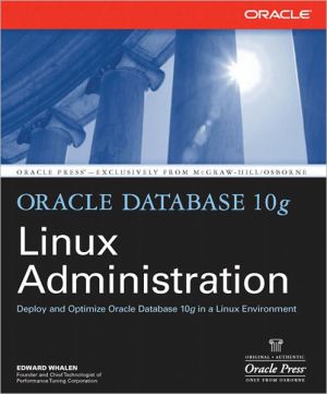 Book Oracle Database 10g Linux Administration (Oracle Press) free
