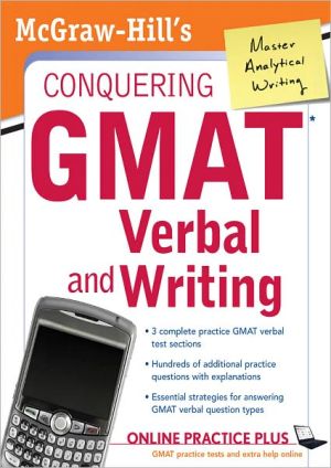 Book McGraw-Hill's Conquering GMAT Verbal and Writing free
