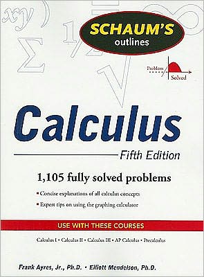 Book Schaum's Outline of Calculus, 5ed free