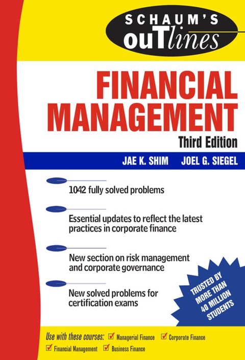 Book Schaum's Outline of Financial Management, Third Edition free