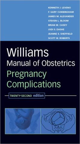 Book Williams Manual of Obstetrics free