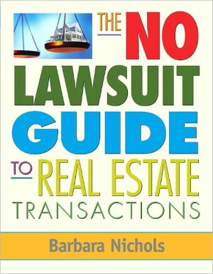 Book The No Lawsuit Guide to Real Estate Transactions free