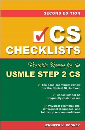 Book CS Checklists: Portable Review for the USMLE Step 2 CS, Second Edition free