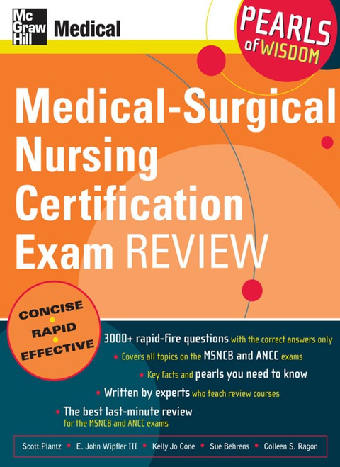 Book Medical-Surgical Nursing Certification Exam Review: Pearls of Wisdom free
