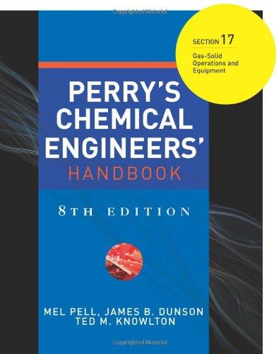 Book Perry's Chemical Engineers' Handbook 8/E Section 17:Gas-Solid Operations and Equipment free