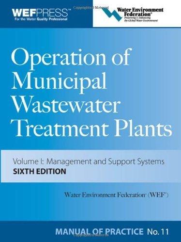 Book Operation of Municipal Wastewater Treatment Plants free
