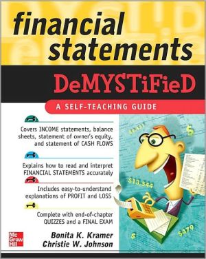 Book Financial Statements Demystified: A Self-Teaching Guide free